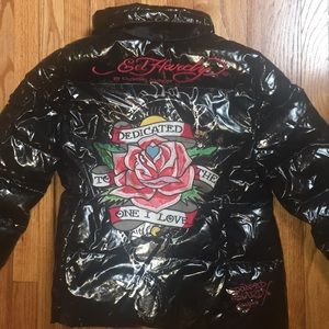 ED HARDY BUBBLE COAT